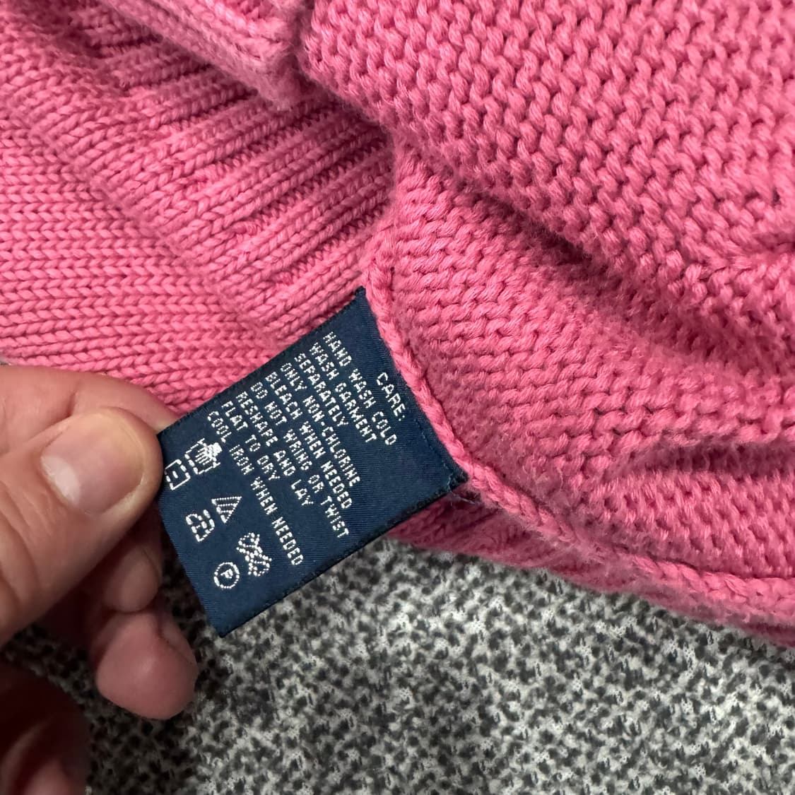 폴로 랄프로렌 니트 후드집업 상품이미지6