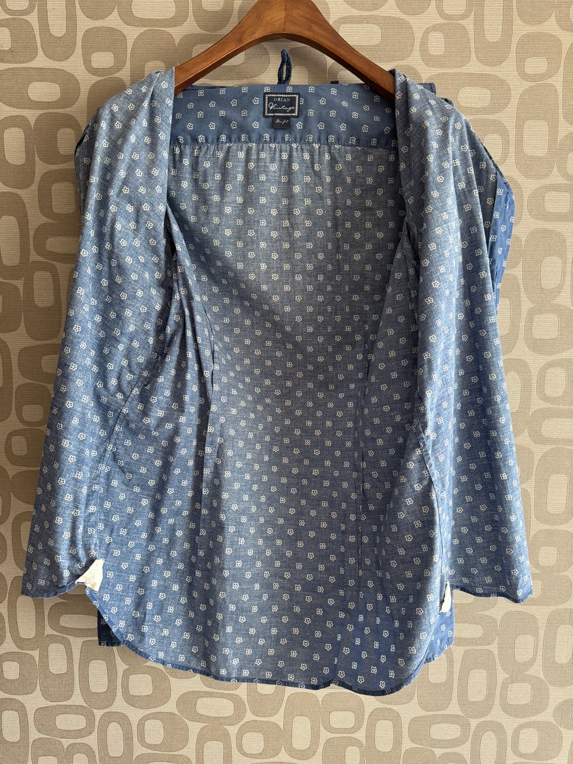 Orian 오리앙 플라워 패턴 셔츠 상품이미지5