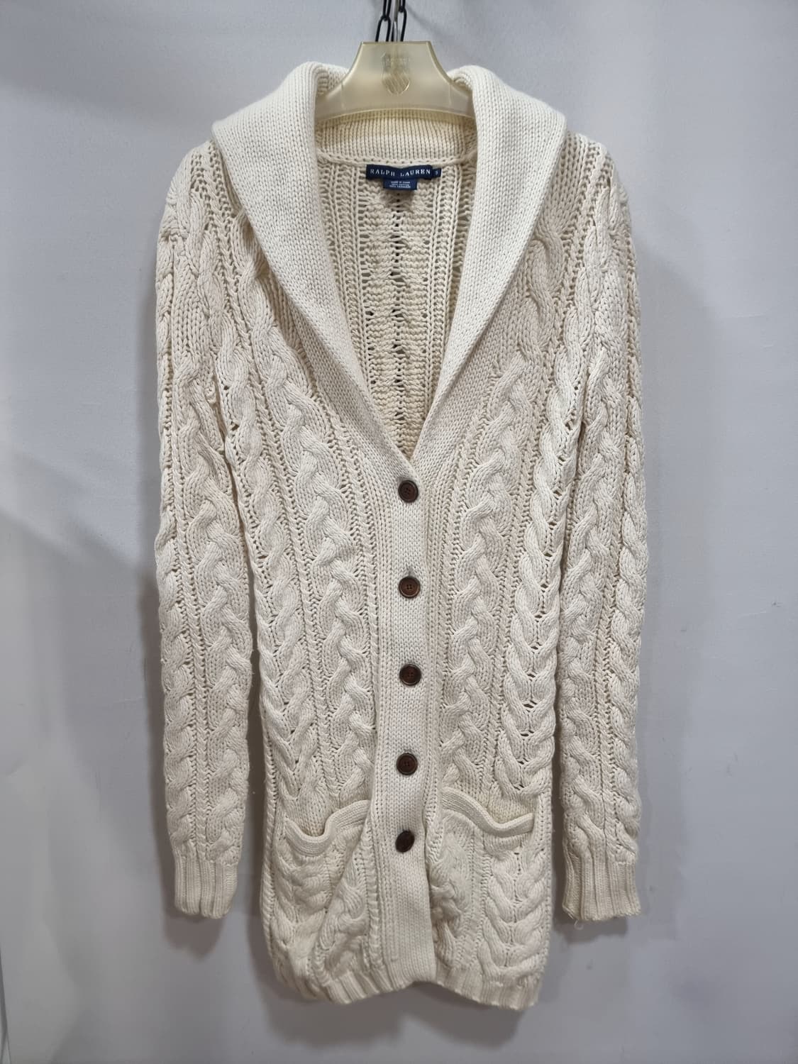 폴로랄프로렌 캐시미어 케이블 롱 가디건 (C935 상품이미지1