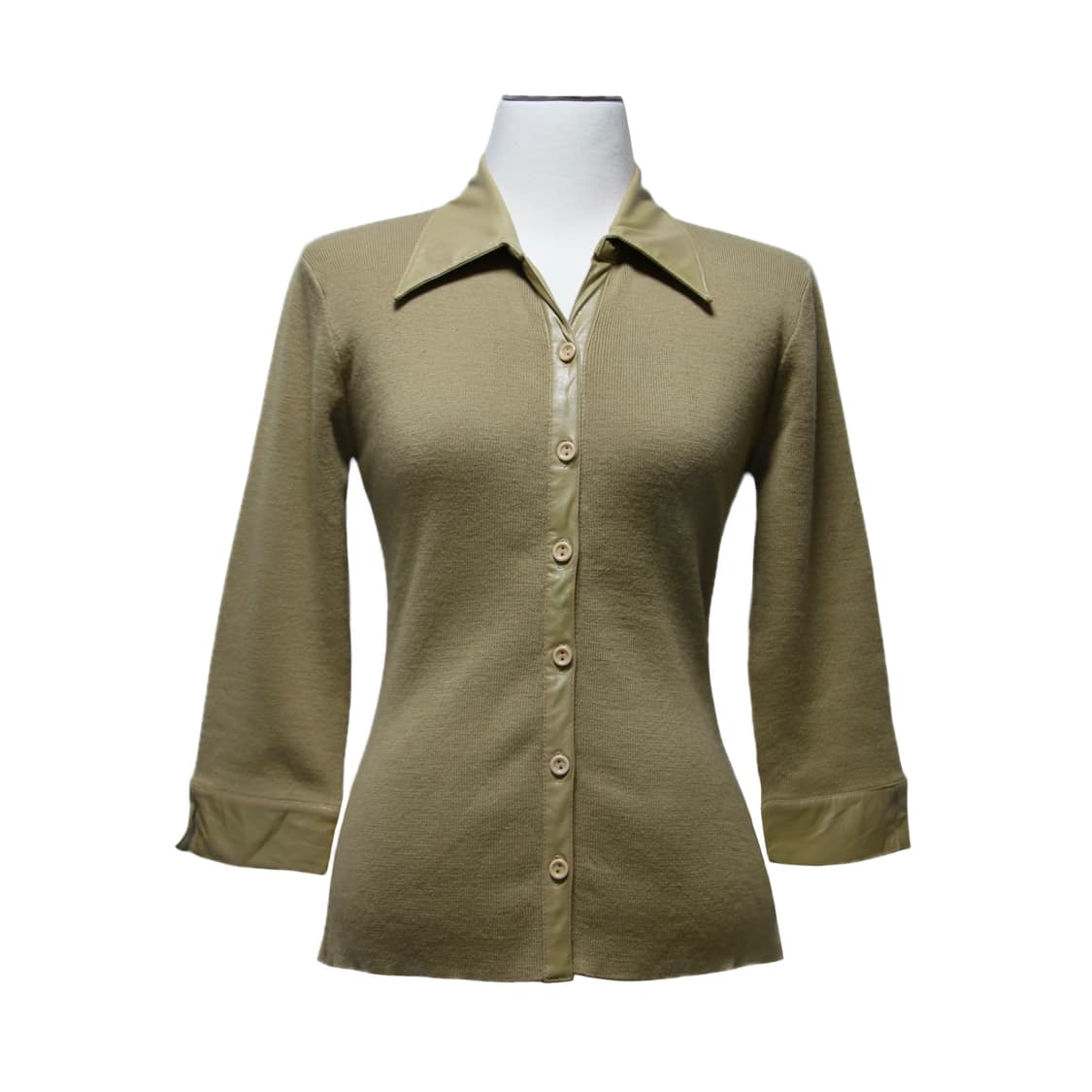 Leather Point top 상품이미지2