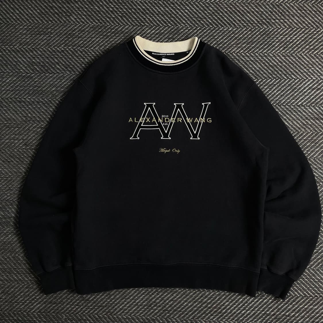 알렉산더 왕 빅로고 크루넥 스웻 셔츠o 3474 상품이미지1