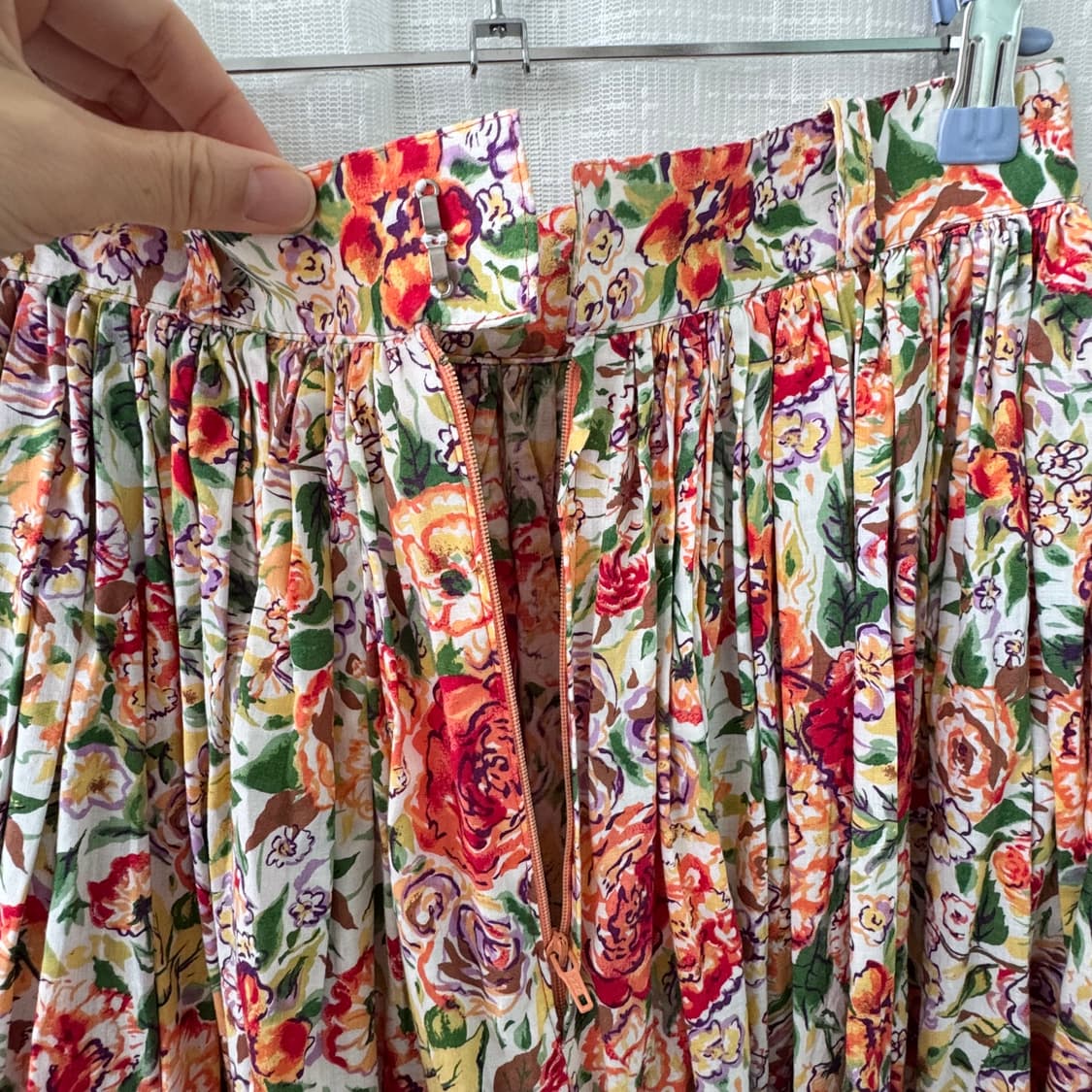 예쁜 플라워패턴 롱스커트 스몰 상품이미지6