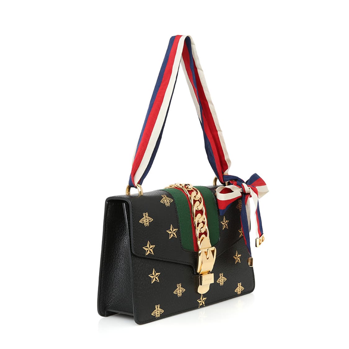 구찌 실비백 비스타 블랙 스몰 숄더 미니크로스백 ‎524405 상품이미지4