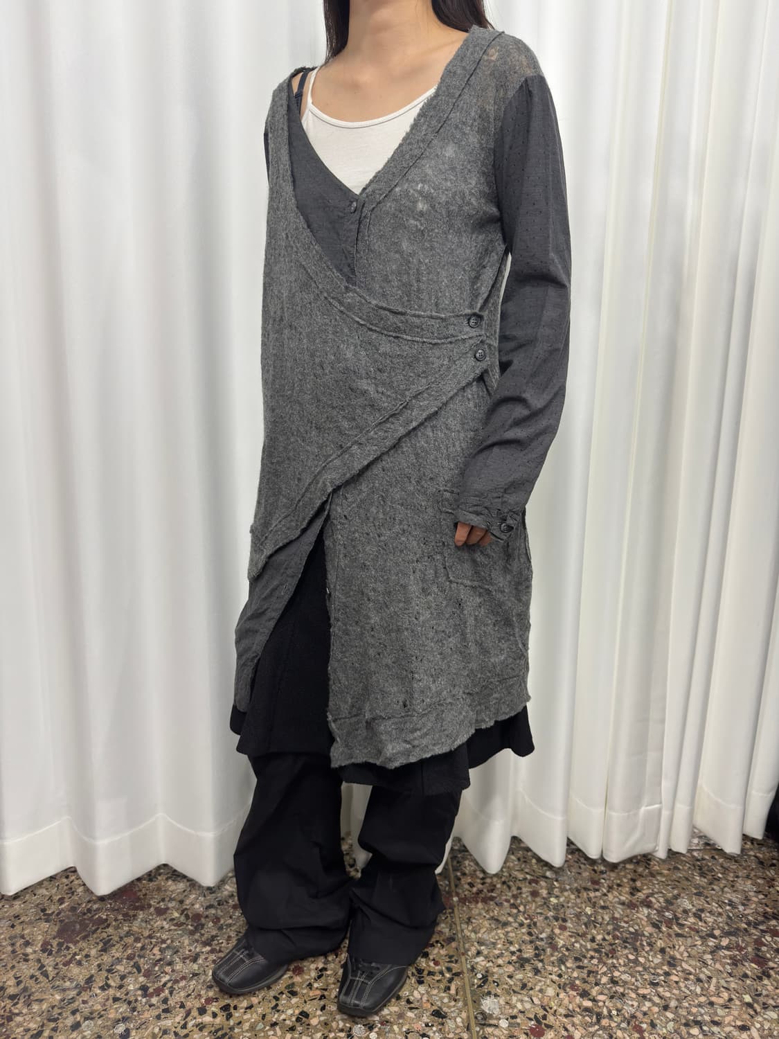 crossley design wrap cardigan 상품이미지3