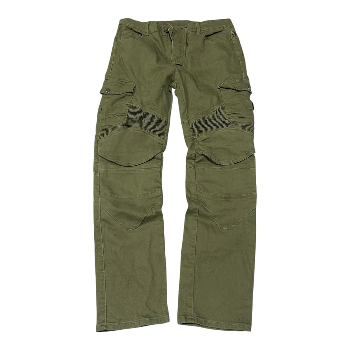 ✨ (바배) MOTO PANTS 카키 더블니 레이싱 라이딩 바이크 코튼  상품이미지2