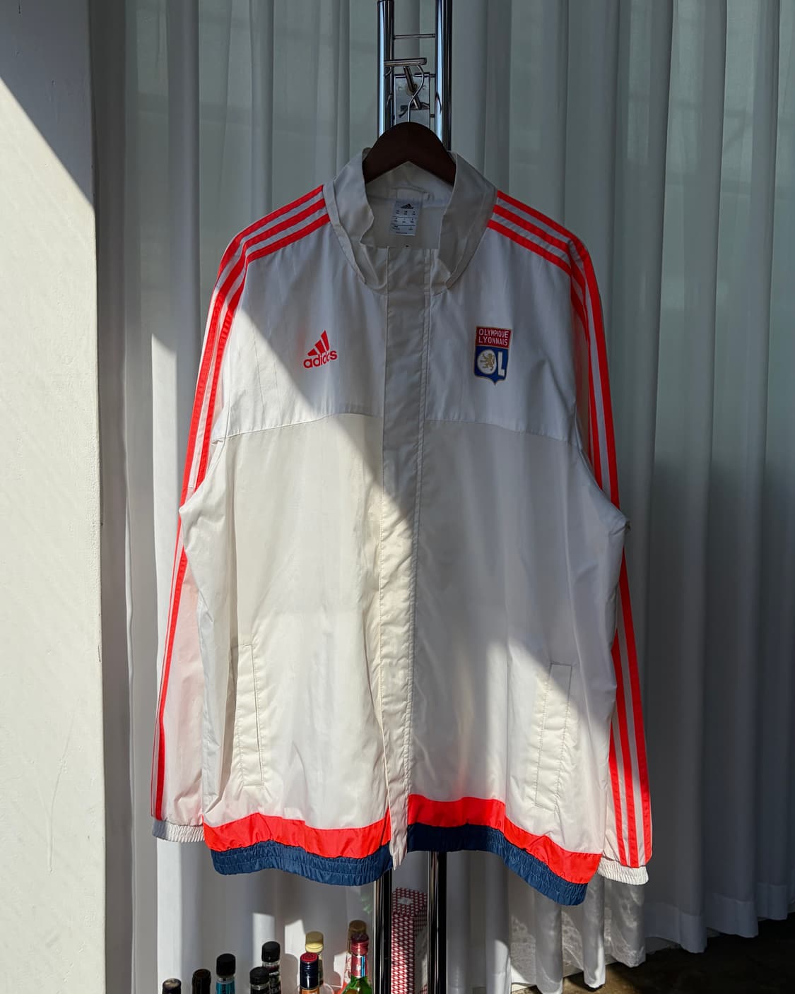 [2XL]아디다스 올림피크 리옹 15-16 트레이닝 바람막이 자켓 상품이미지3