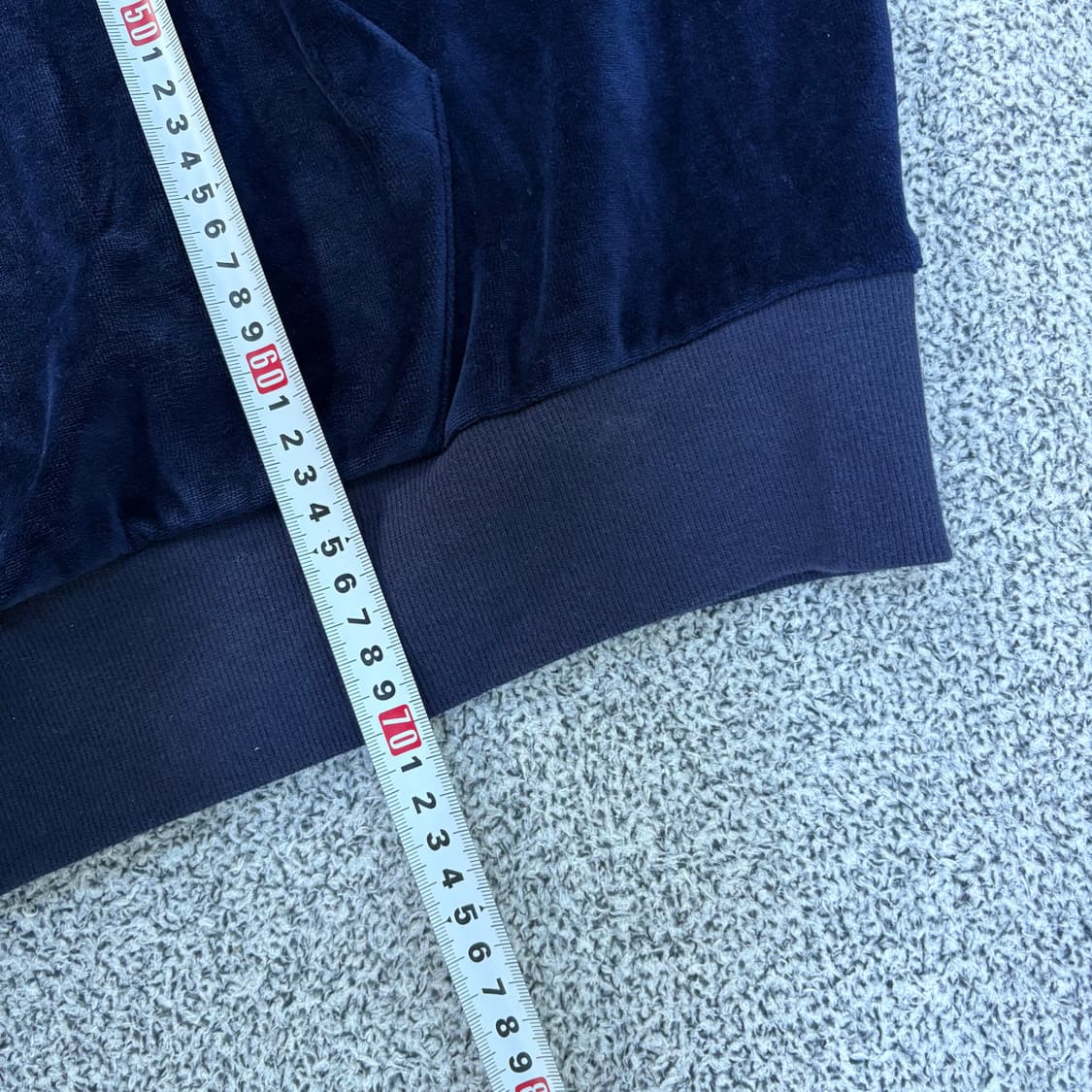 M 엠엠엘지 후드 벨벳 긴팔티 0311J 상품이미지7