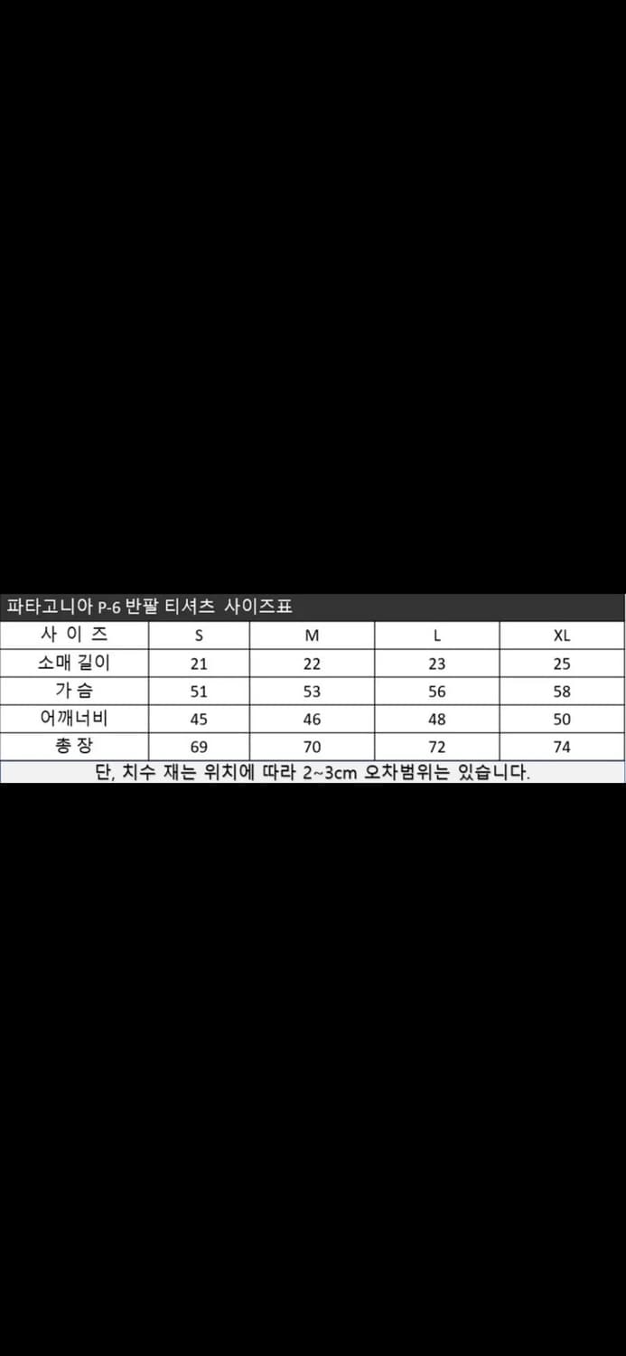 🔥[무료배송/새상품]🔥파타고니아 반팔티 3 color  상품이미지6