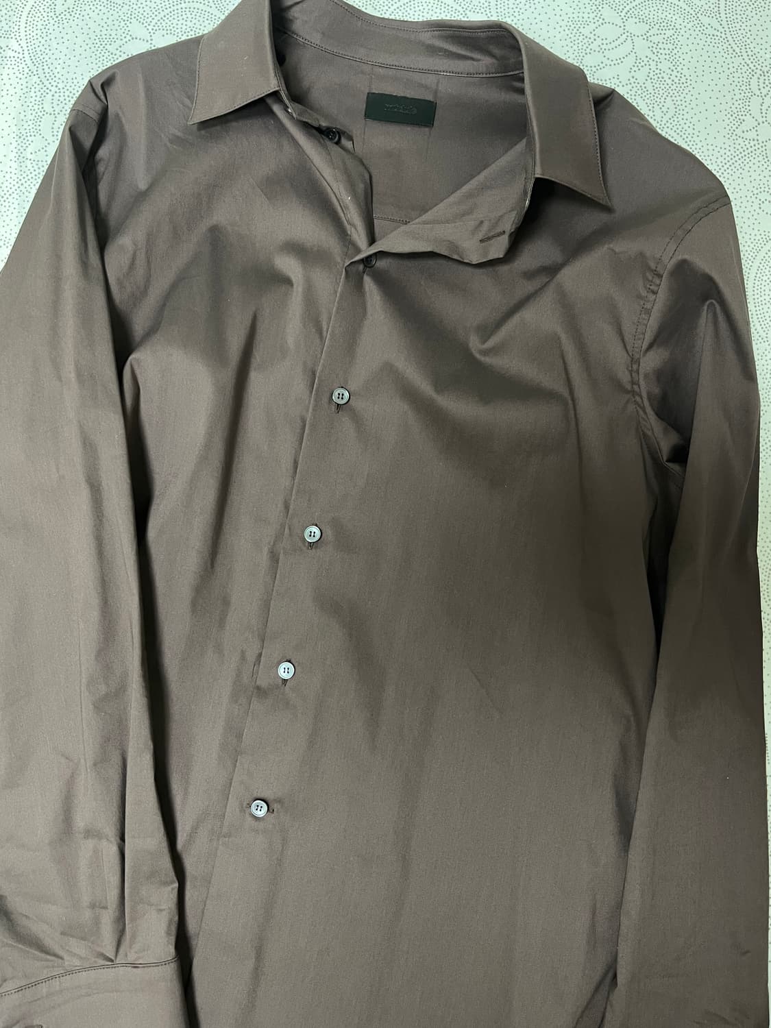 mudule oversized shirt burgundy 상품이미지2