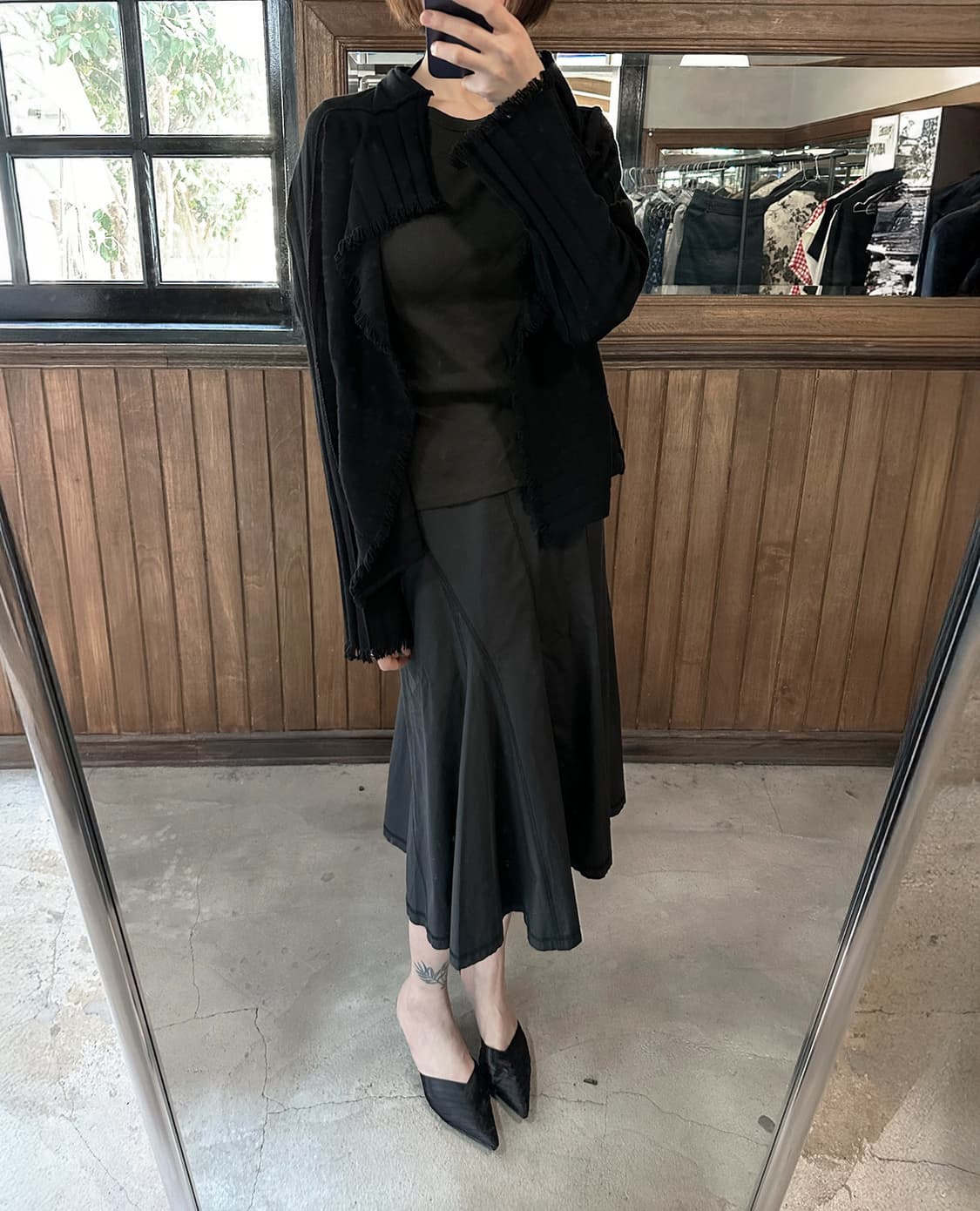 ISSEY MIYAKE panel flare skirt 상품이미지4