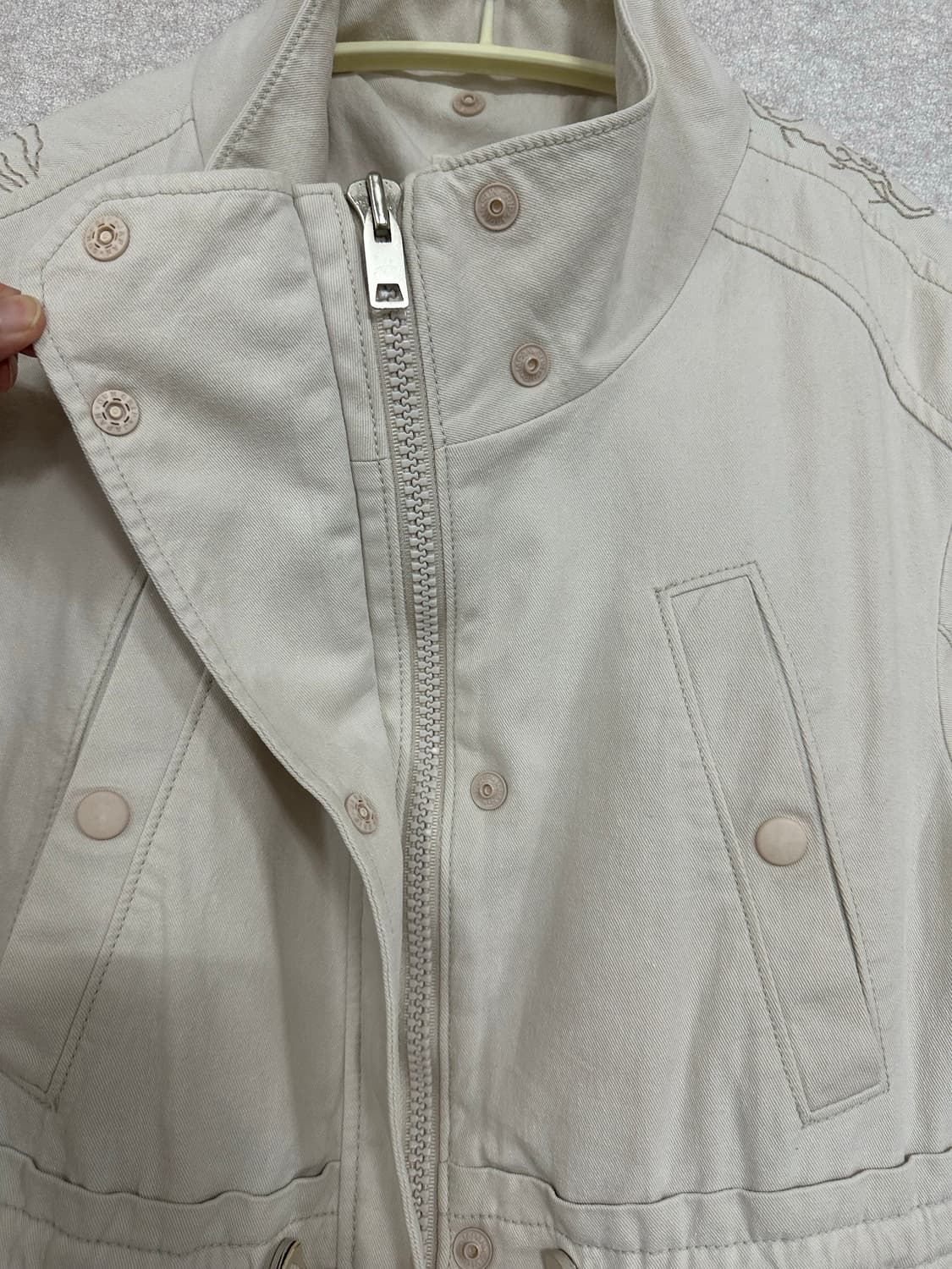 오즈세컨 패딩탈부착 자수 자켓 상품이미지6