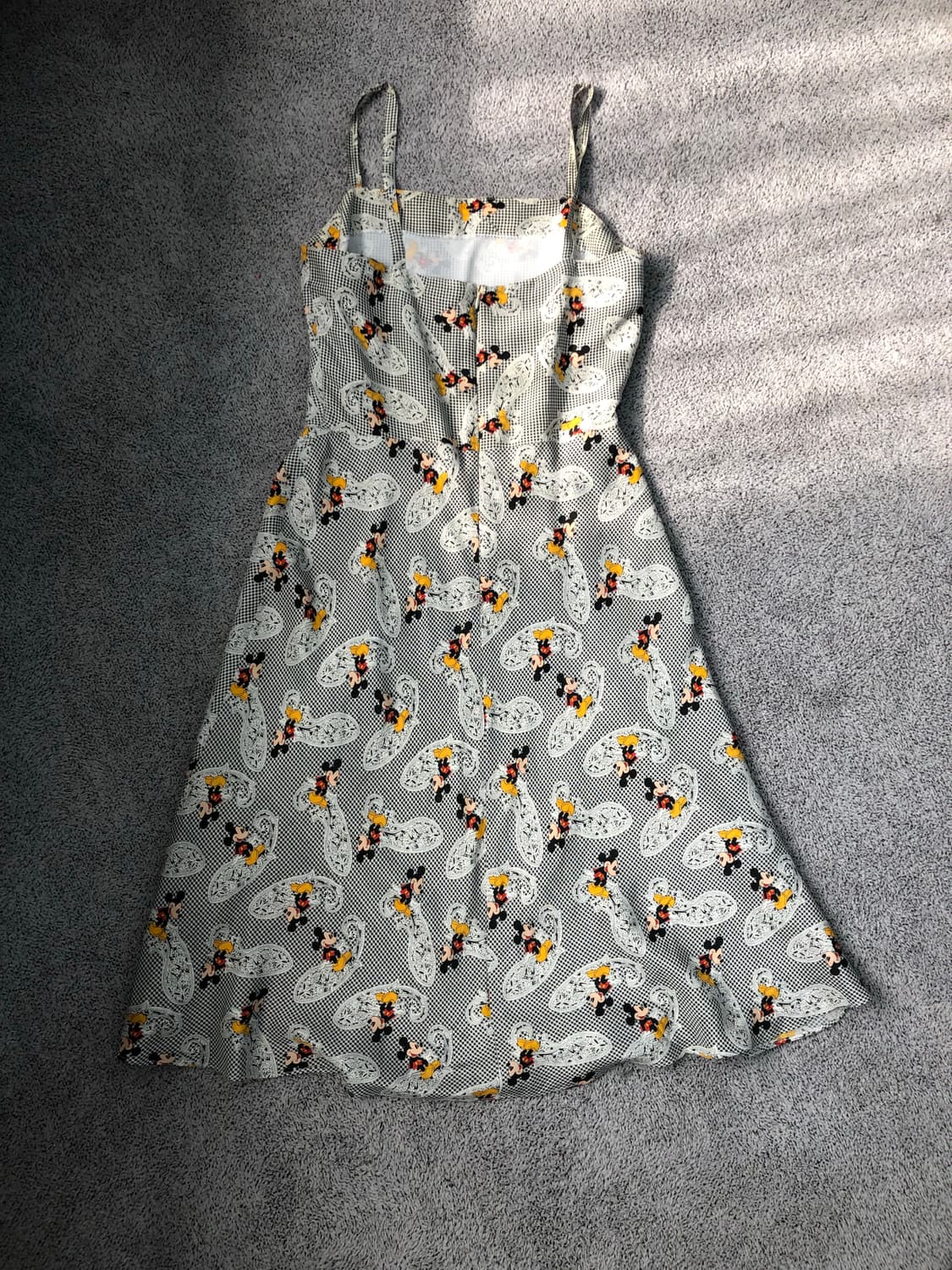 (50% OFF) 빈티지 미키마우스 실크 원피스 상품이미지2