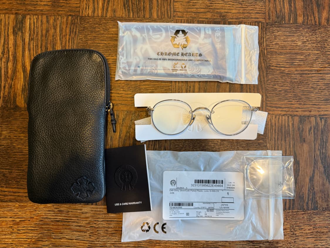 크롬하츠 부바a 샤이니실버 골드 안경 상품이미지1