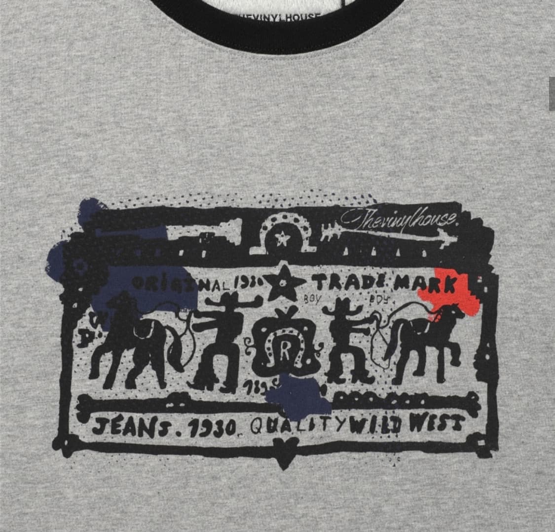 더바이닐하우스 카우보이 픽토그램 링거티 s 상품이미지4