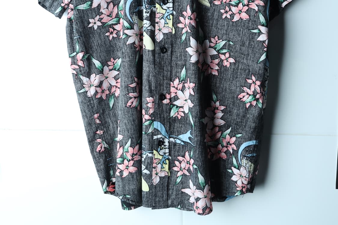 (L-XL) 브랜드빈티지 반팔셔츠 남방 USA 하와이안 패턴-H33088 상품이미지4
