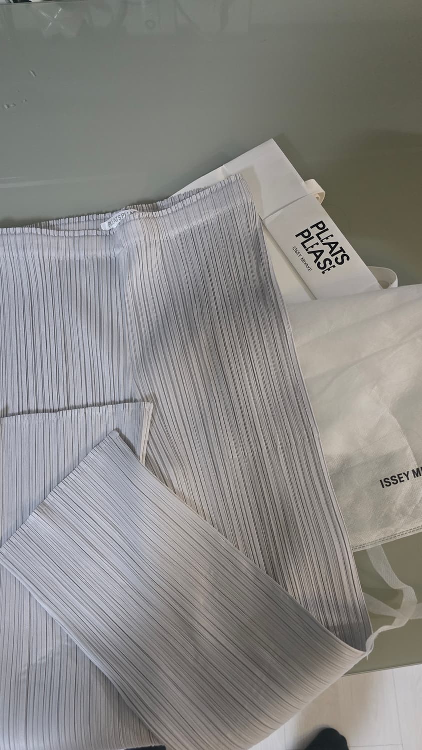 플리츠플리즈 jf110(사브리나팬츠)4 라이트그레이 상품이미지5