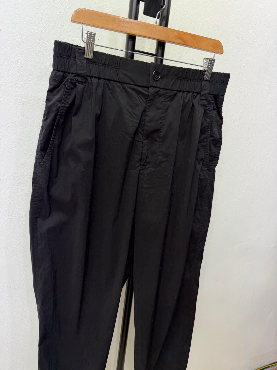 정품) 타임옴므 한섬 22ss 밴딩 와이드 팬츠 86 상품이미지2