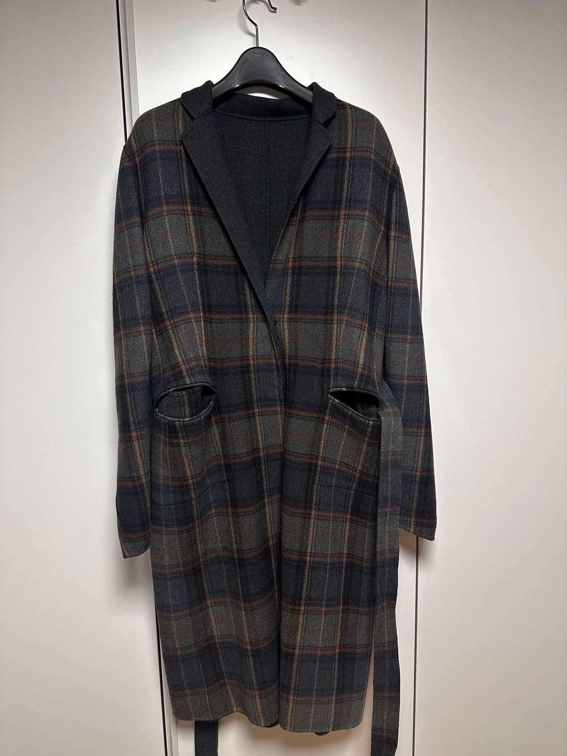 FRONTROW X RECTO 리버시블 체크 코트 상품이미지3