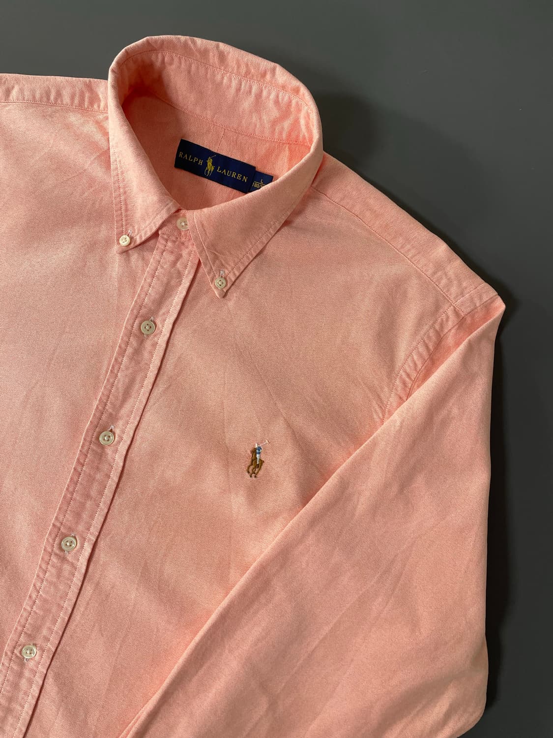[L] 폴로 랄프로렌 자수로고 옥스포드 셔츠 상품이미지3