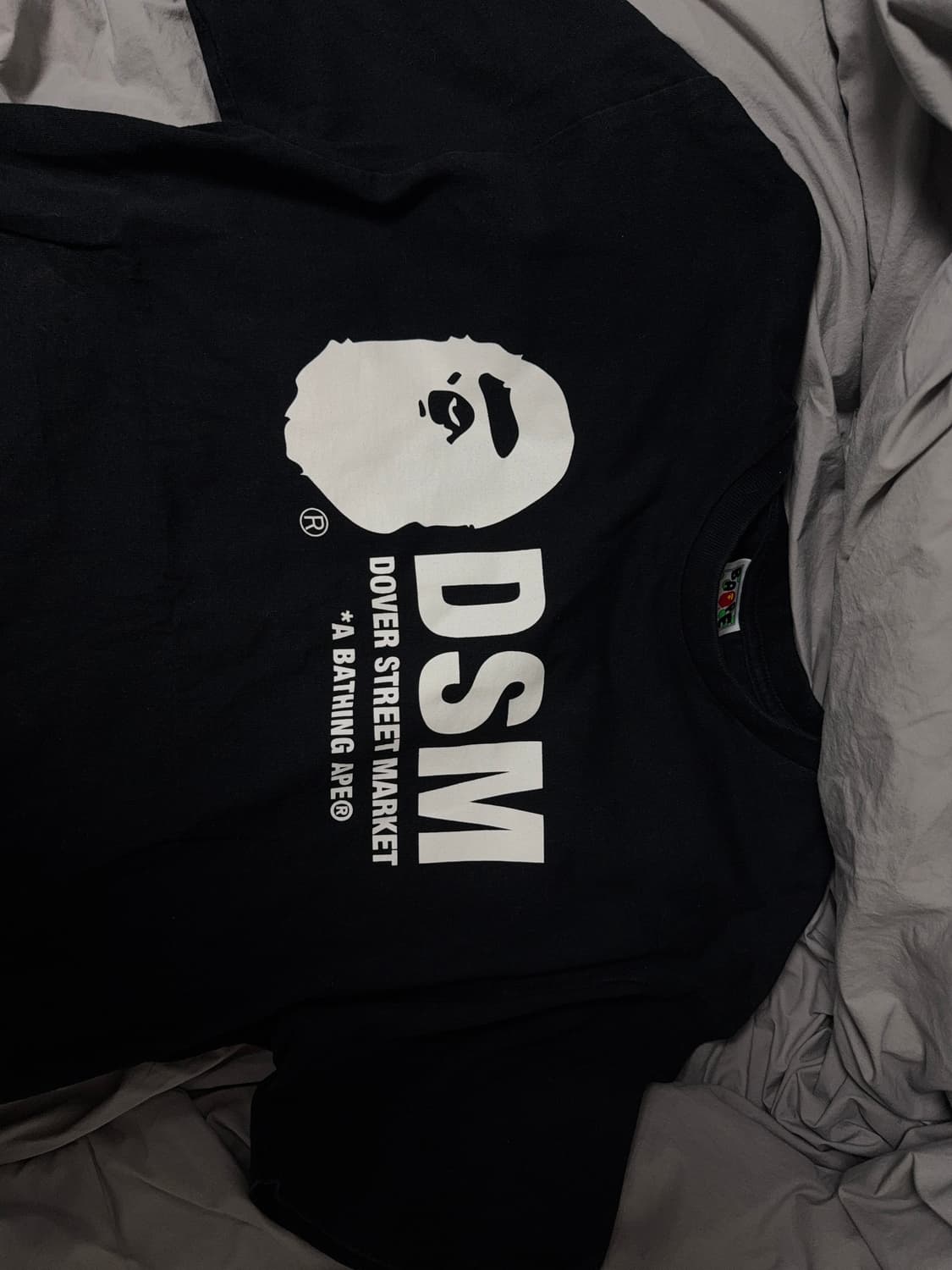 베이프 도버스트릿마켓 반팔 L 블랙 상품이미지2