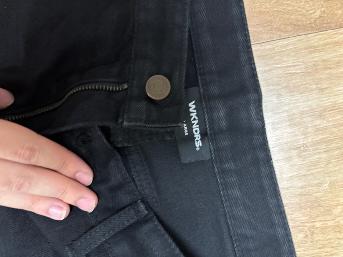 위캔더스 데님 (블랙) L사이즈 상품이미지4