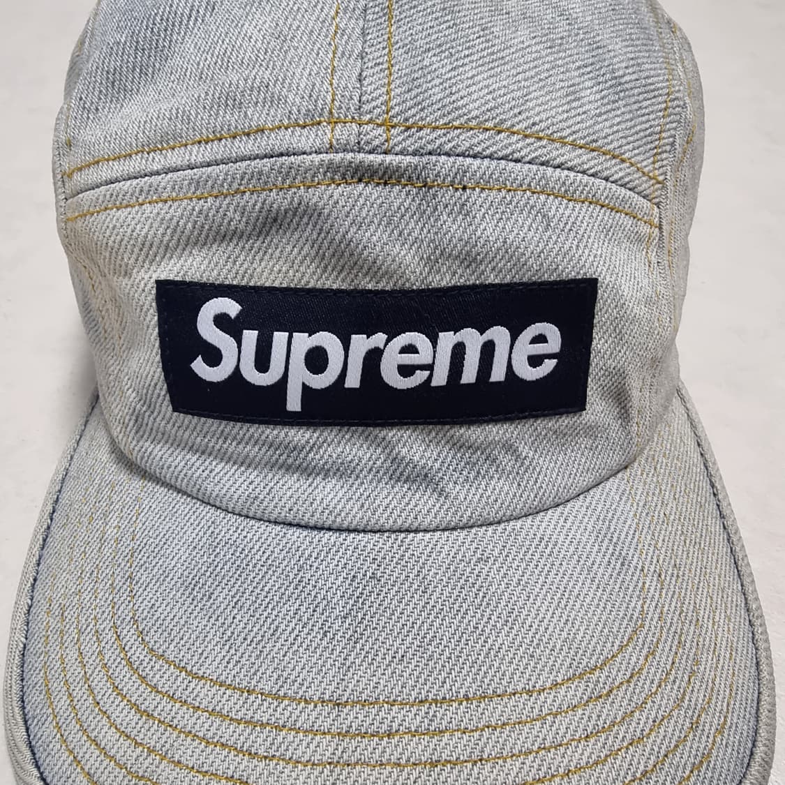 Supreme dirty indigo denim camp cap 상품이미지1