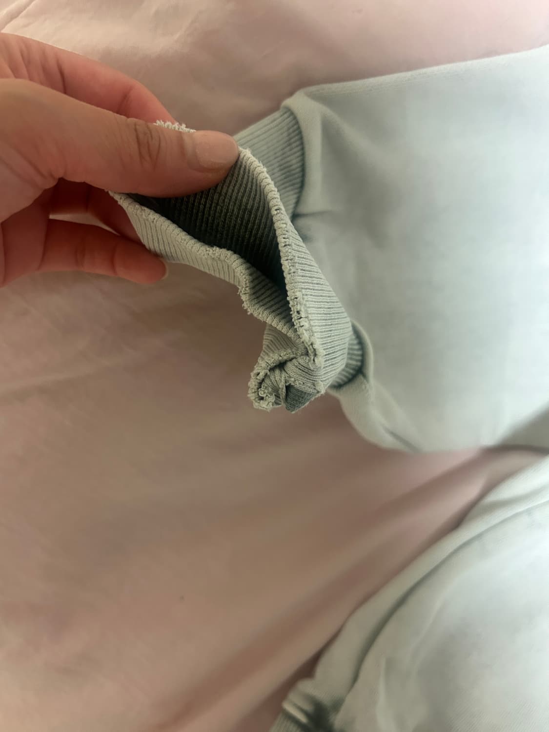 미스치프 가제트 크루넥 스웨트셔츠 블리치드 카키 M 상품이미지4