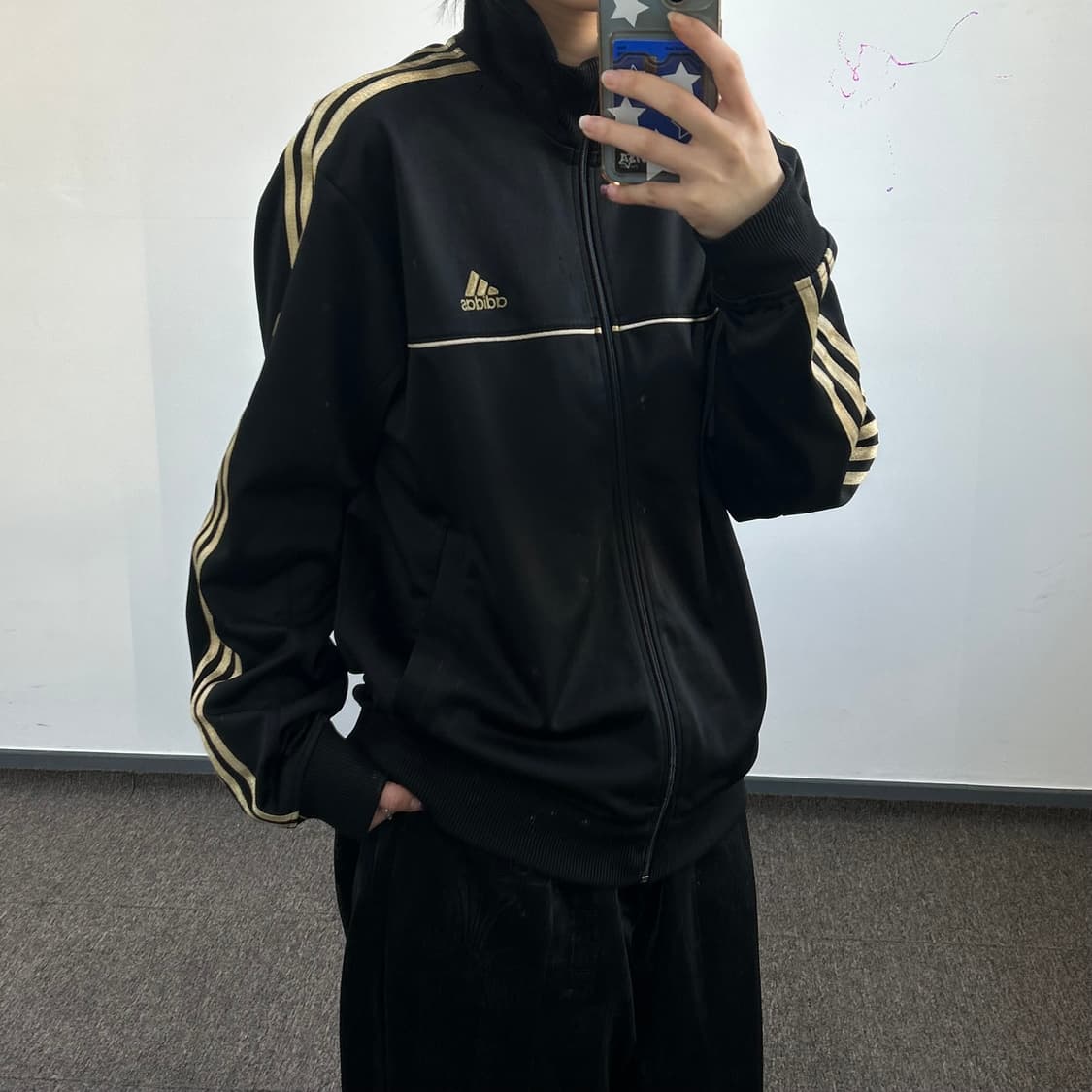 Adidas 아디다스 검골 삼각로고 져지 상품이미지2