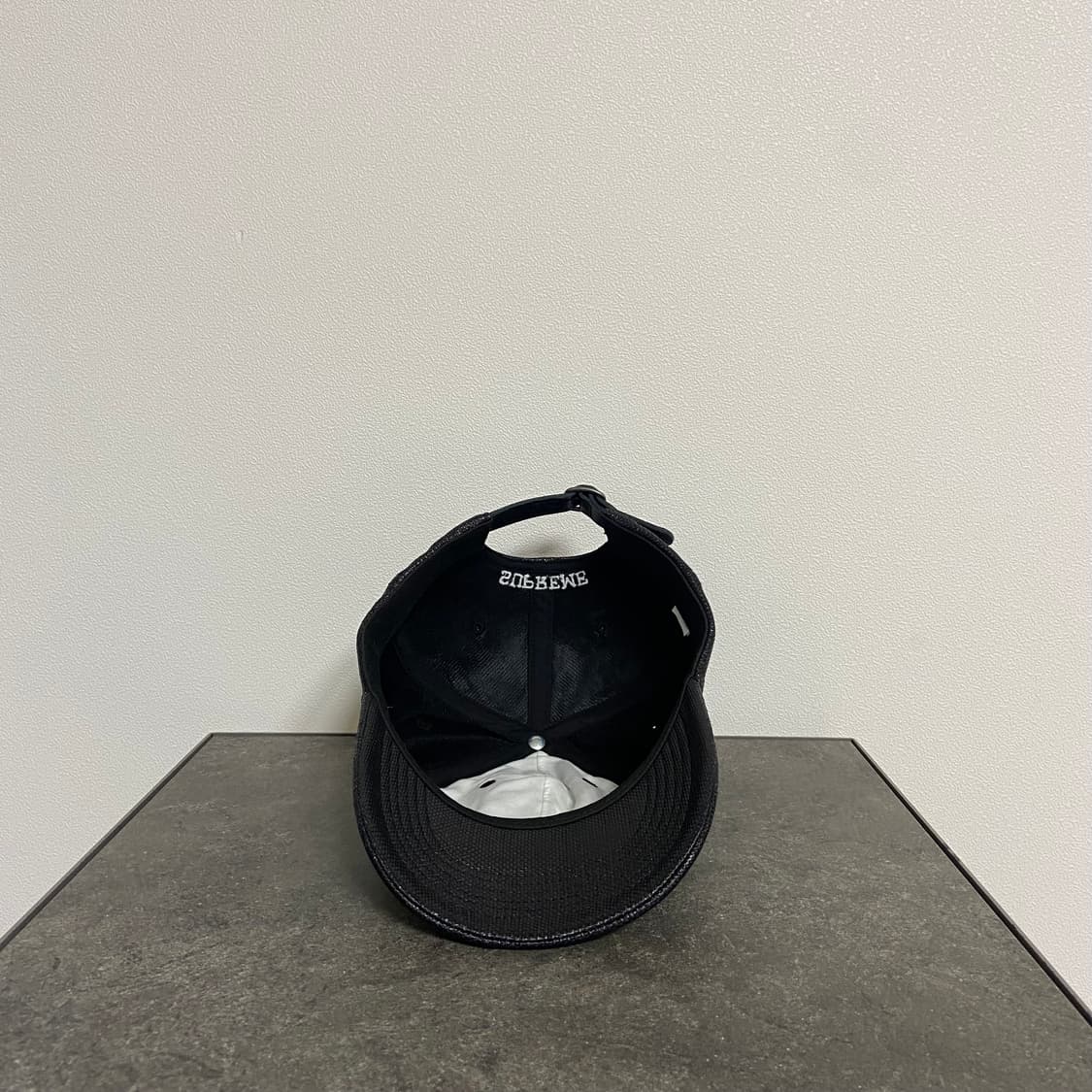 슈프림 라피아 블랙 에스로고 S로고 볼캡 모자 6패널 캡 상품이미지5