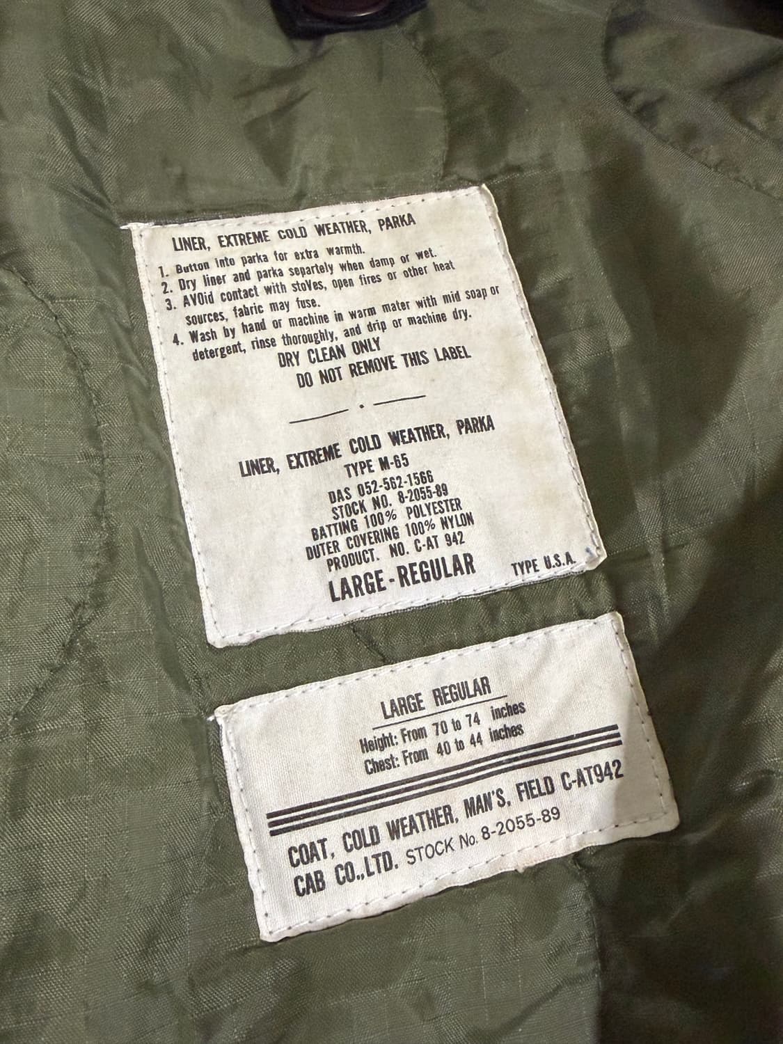 캡클로딩 M65 피쉬테일 파카 상품이미지9