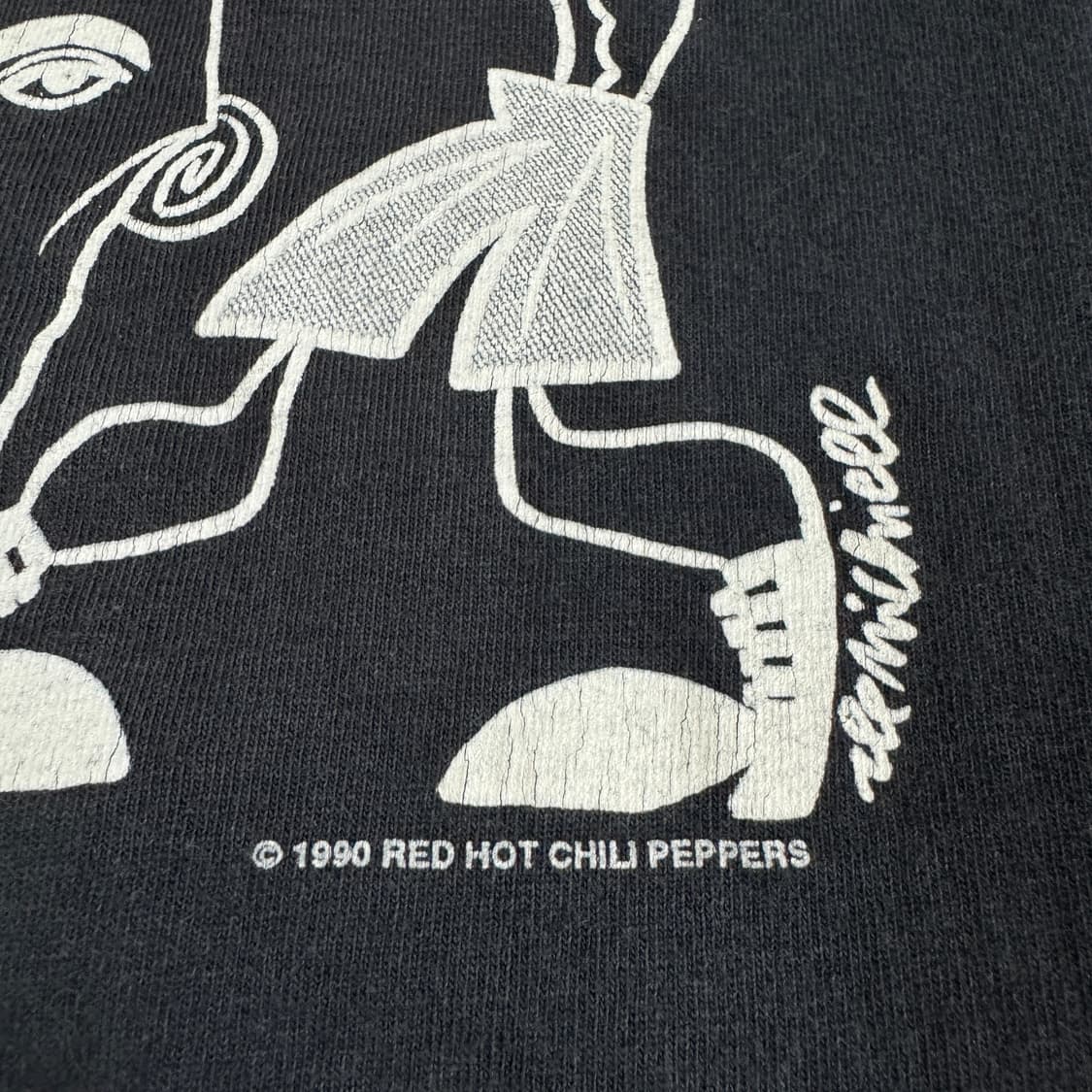 빈티지 90s RHCP 레드핫칠리페퍼스 피카소 티셔츠 상품이미지6