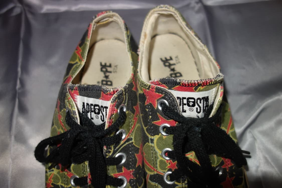 베이프 x kaws 2005SS 스컬스타카모 컨버스 신발 270 상품이미지2