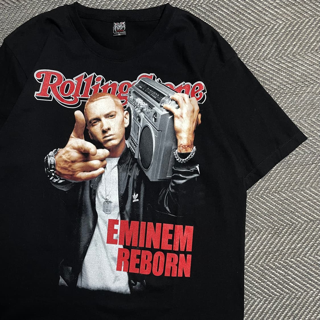 빈티지 힙합 프린팅 에미넴 앨범재킷 프린팅 티셔츠y 5145 상품이미지3