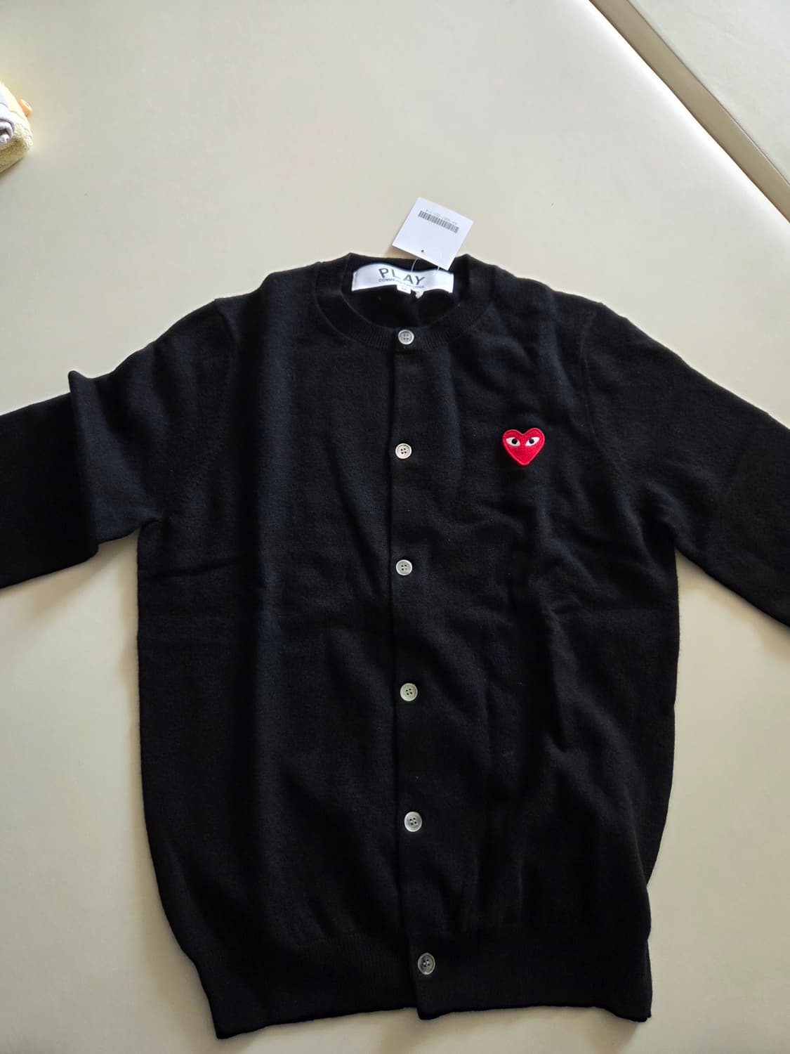 (25FW,새상품)꼼데가르송 여성 블랙가디건 S, M, L 상품이미지7