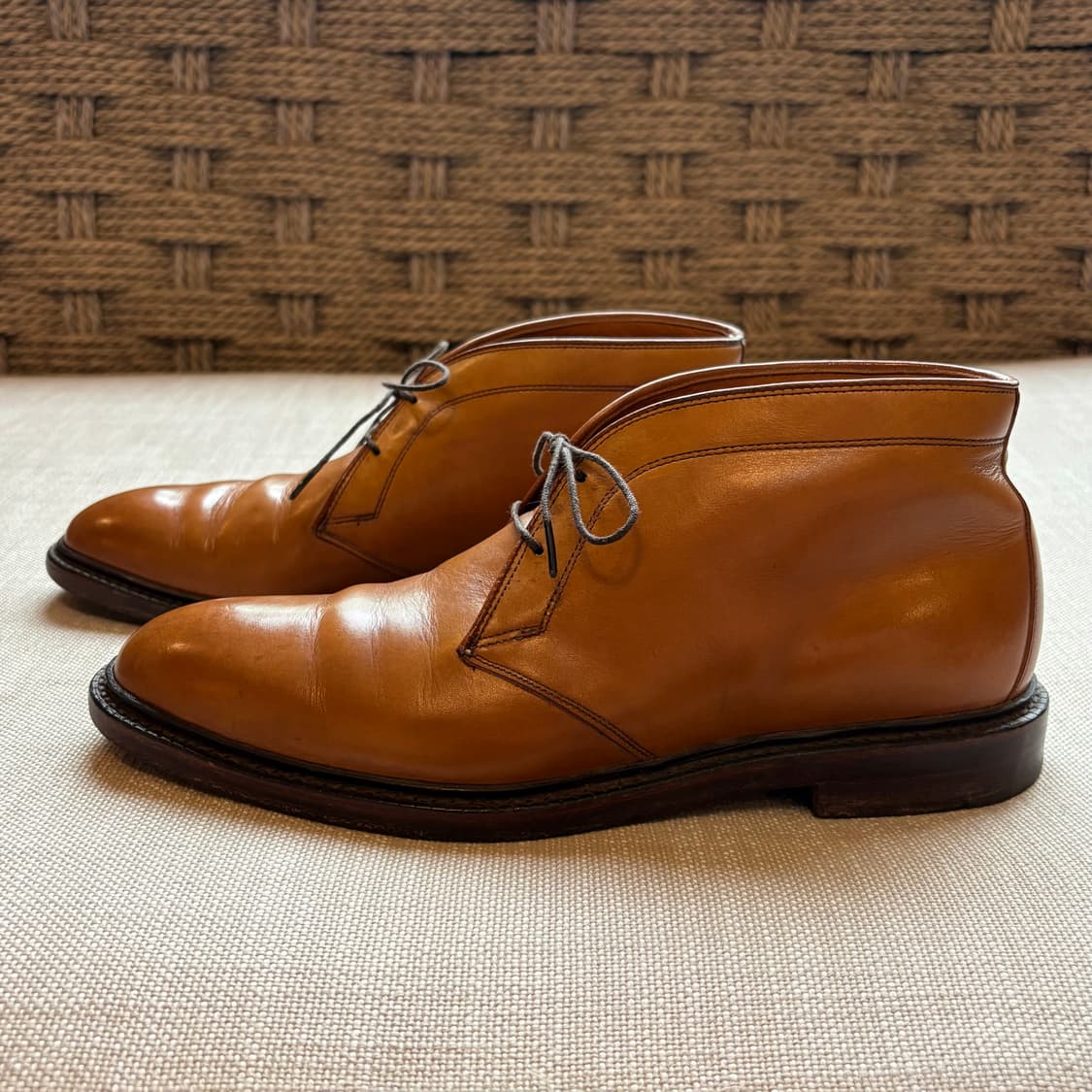 (265mm) USA Ralph Lauren 탠 더비 슈즈 상품이미지3
