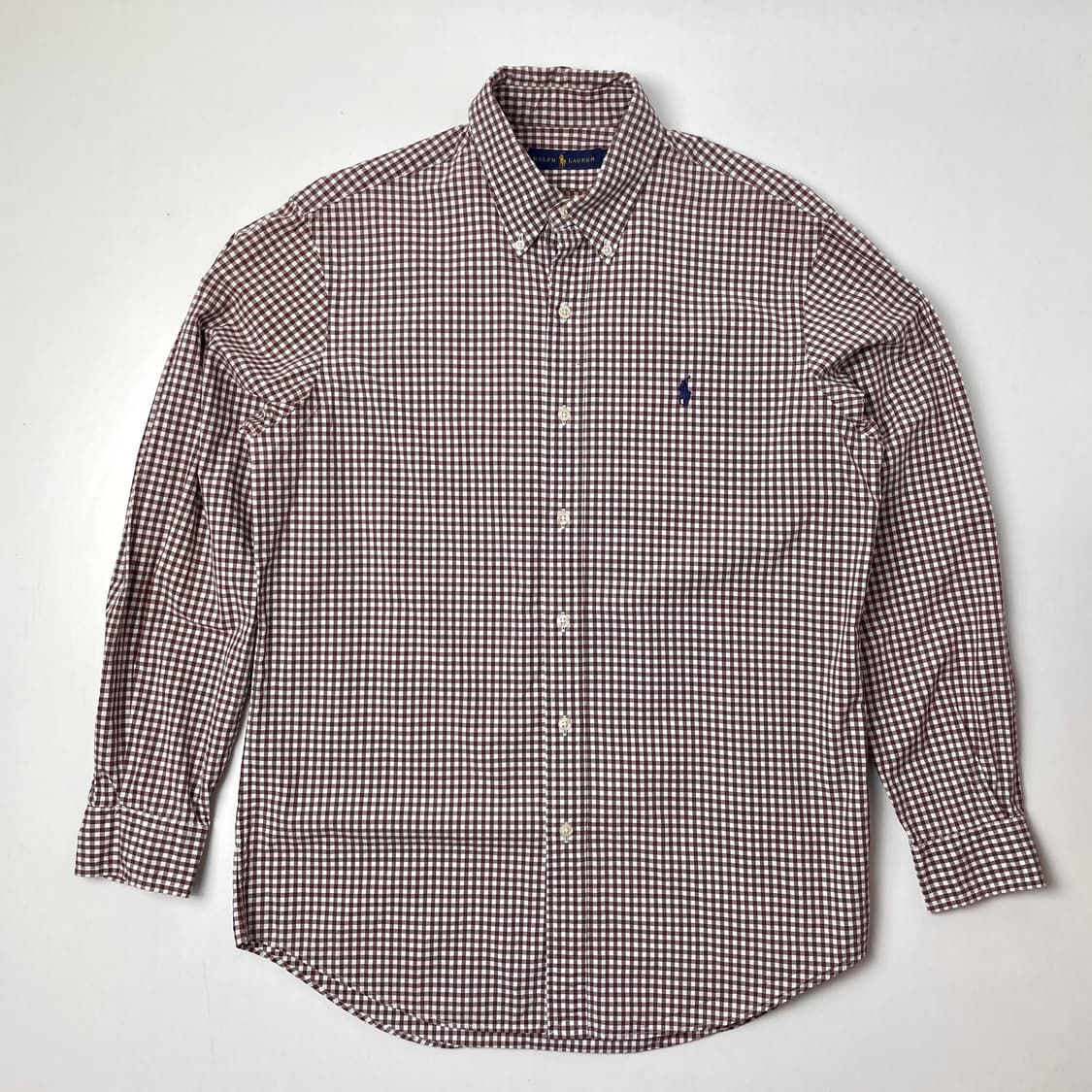 [택포] 폴로 랄프로렌 체크 셔츠 남방 브라운 상품이미지2