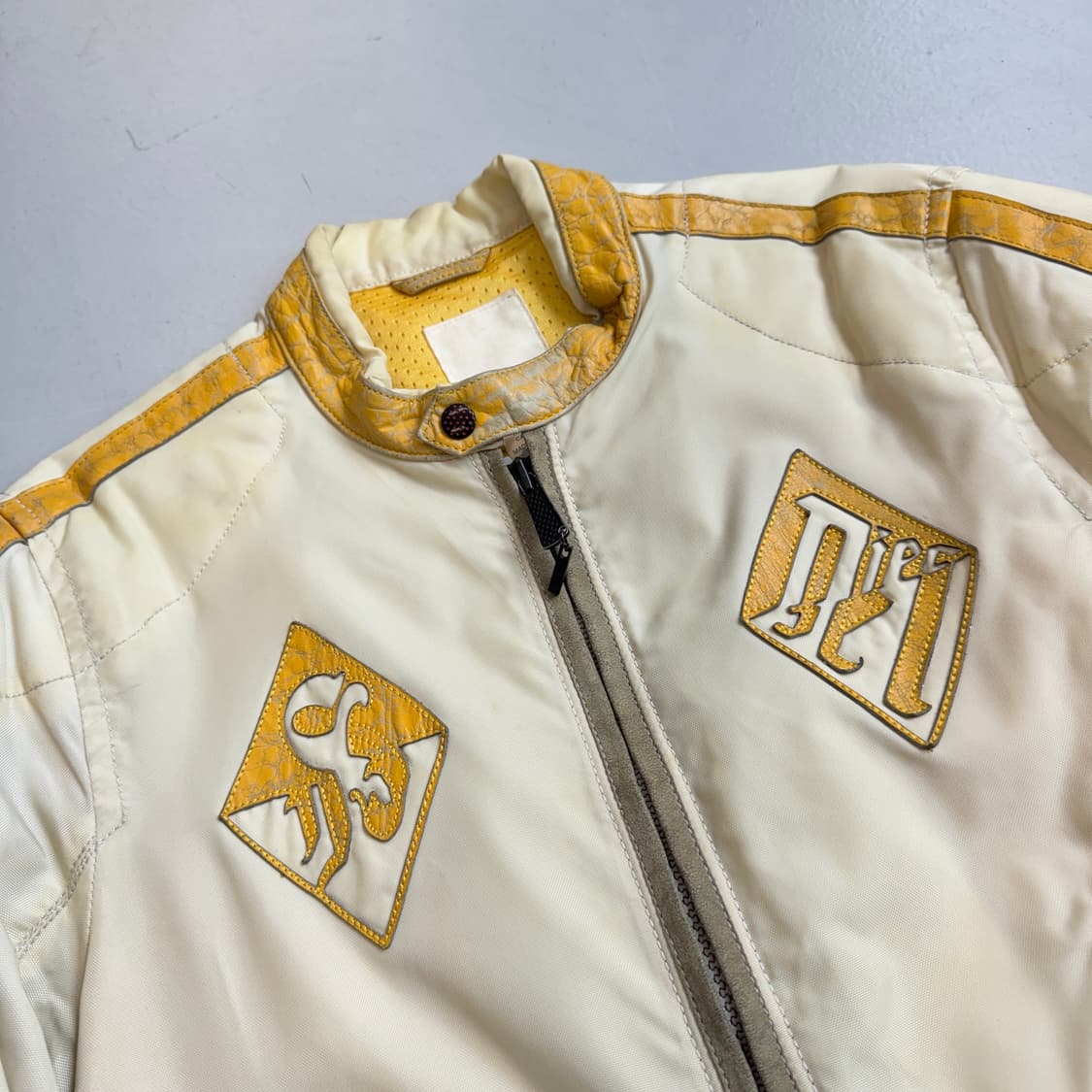 디젤 바이커 레더도킹 레이싱 자켓 상품이미지4