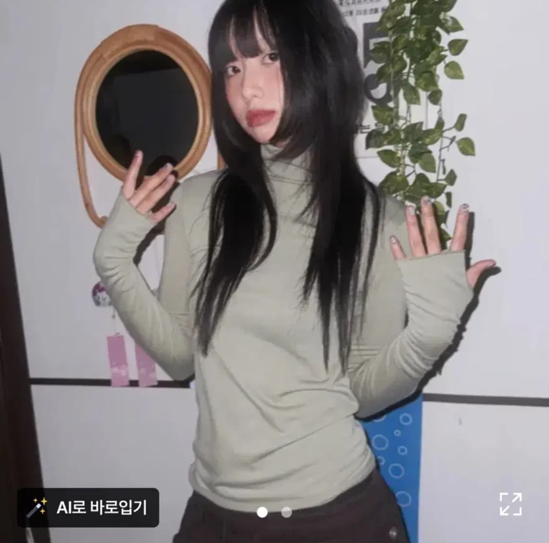 도우치도우치 핸드워머 기모 폴라티 올리브 상품이미지1