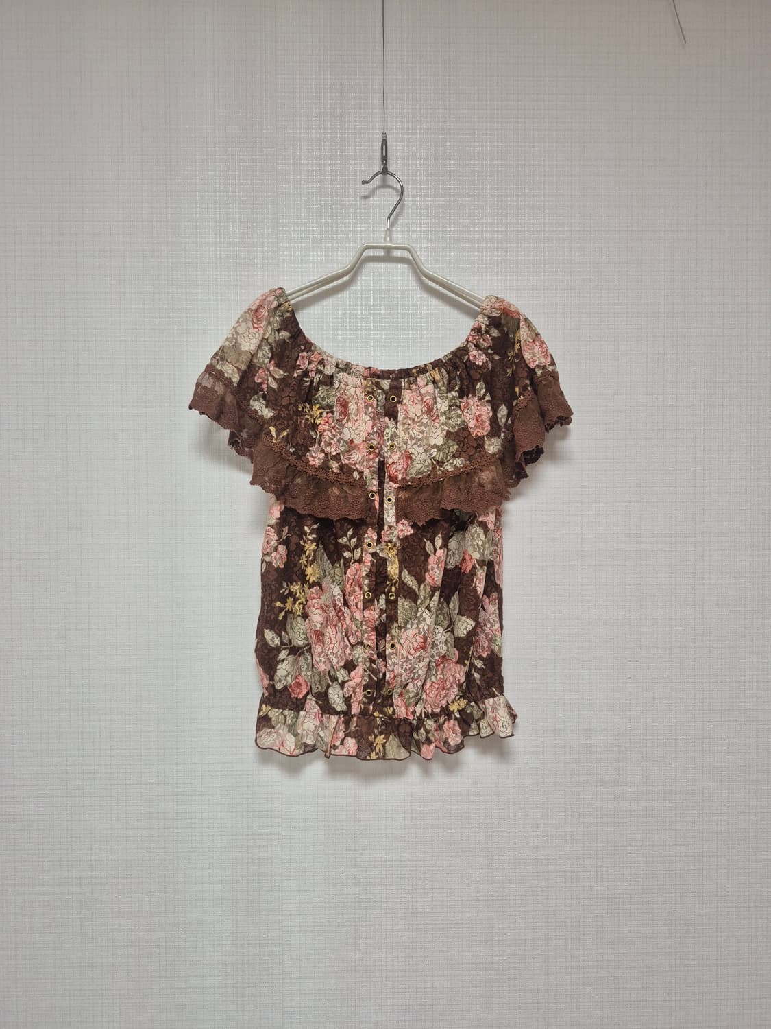 리즈리사 초고전템 히메갸루  쵸코 플로럴 오프숄더 상품이미지1