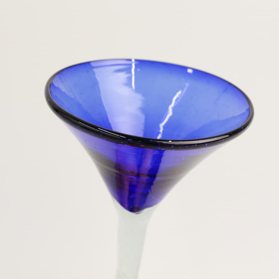 Cobalt Blue Margarita Martini Hand Blown Glass 상품이미지6