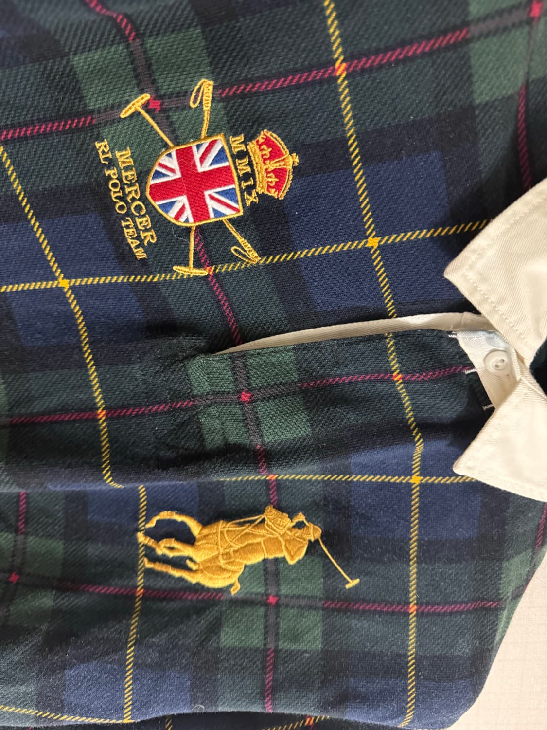 폴로 랄프로렌 체크셔츠 럭비셔츠 카라티 상품이미지2