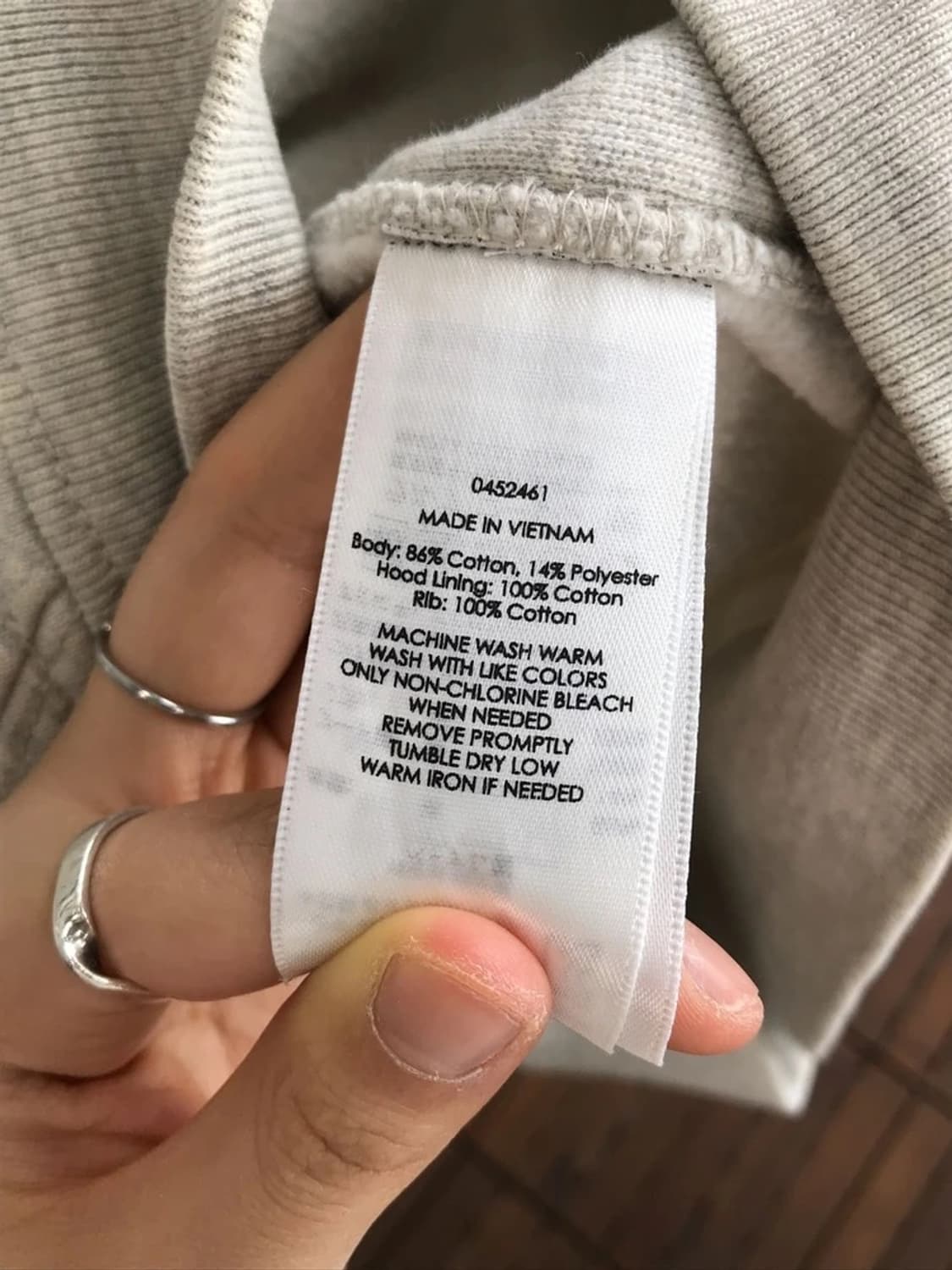 Polo Ralph Lauren Gray Zip Hoodie 상품이미지9