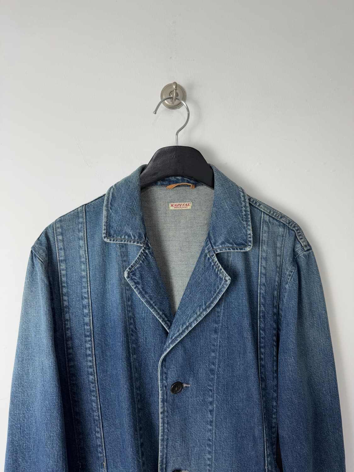 캐피탈 데님 벨티드 초어 자켓 상품이미지3