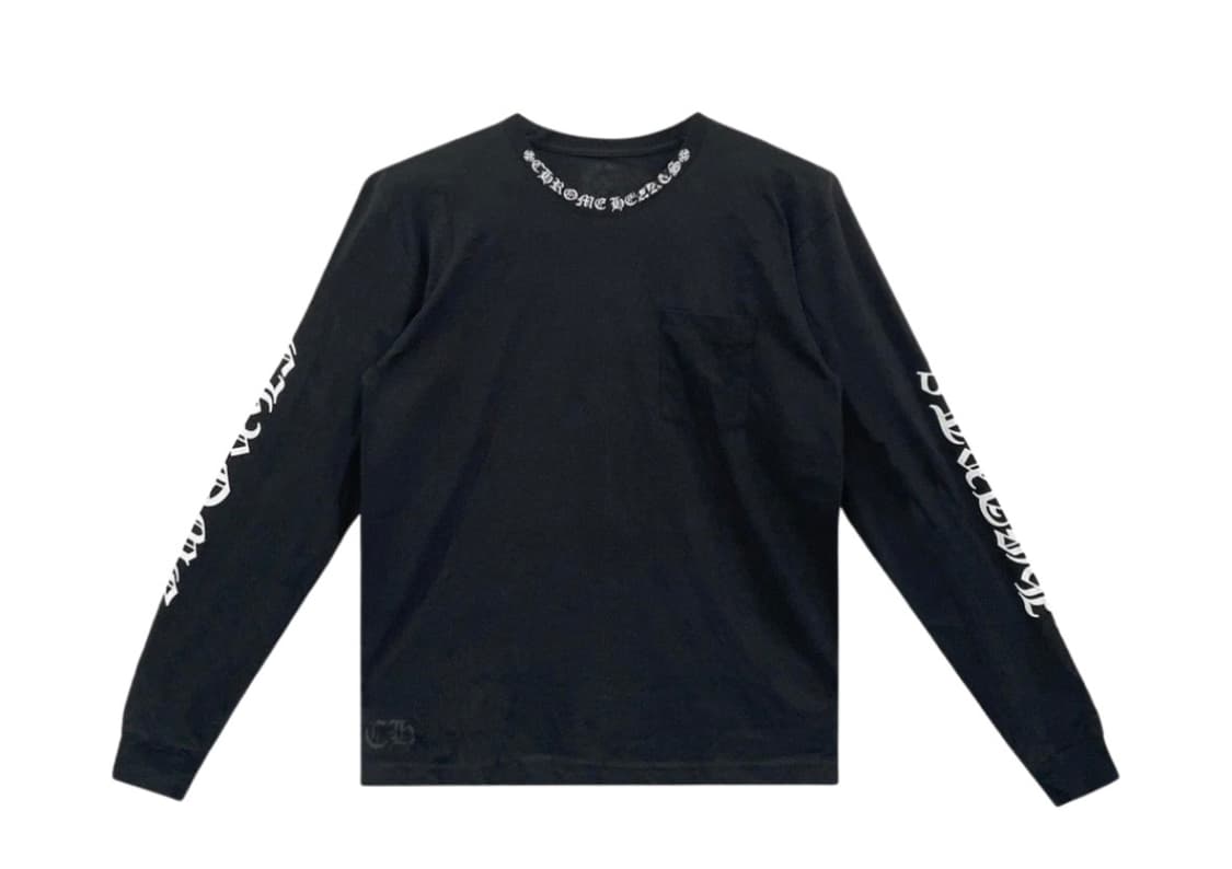 [XL] 크롬하츠 넥 로고 포켓 롱슬리브 상품이미지1