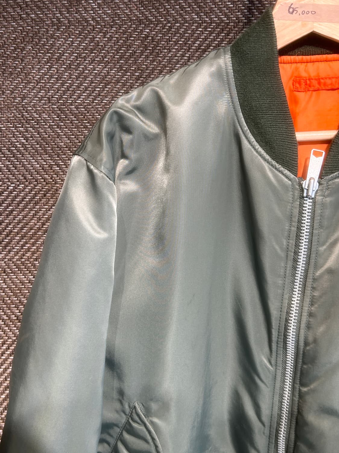 빈티지워싱 밀리터리 항공점퍼 상품이미지6