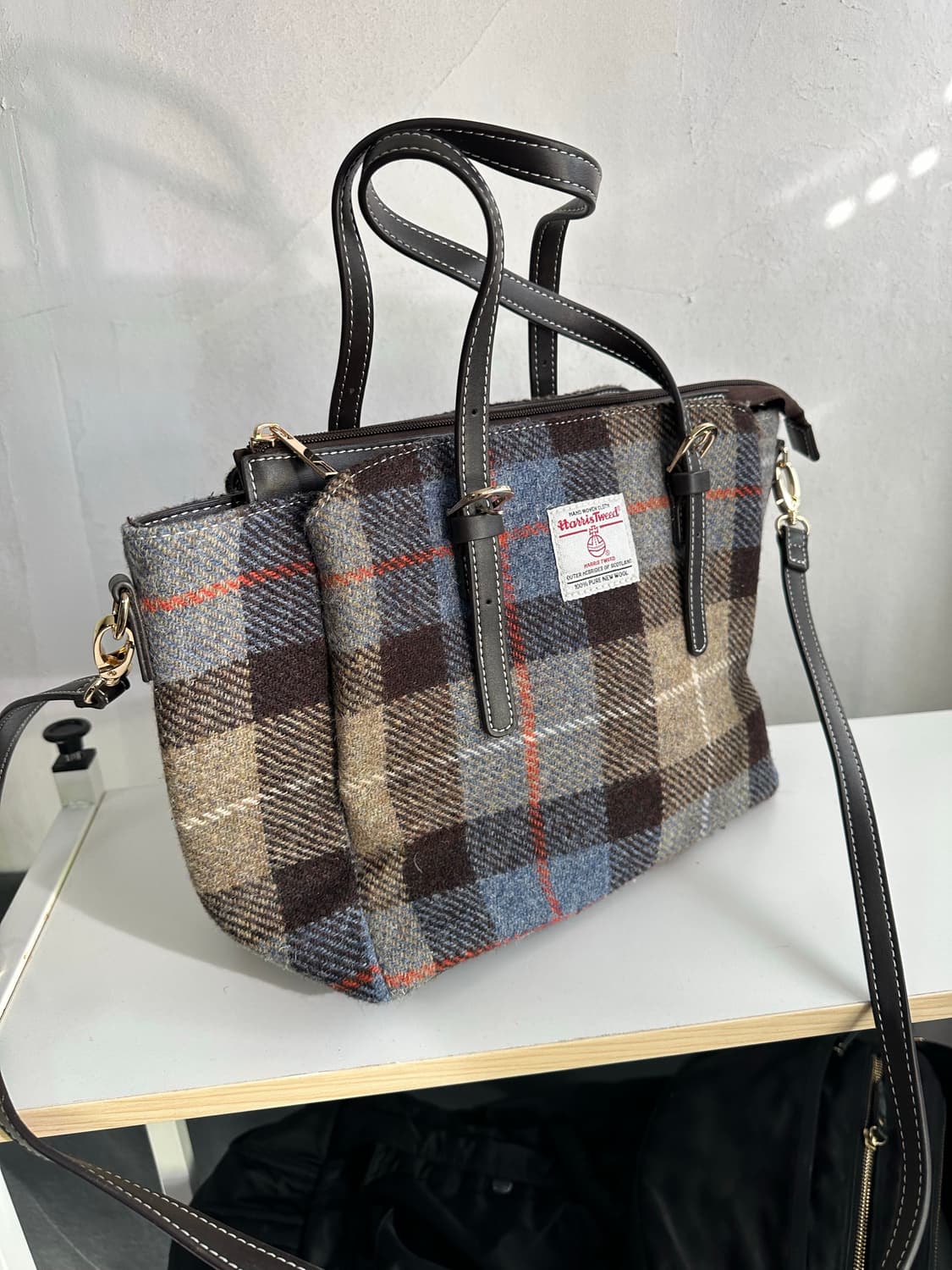 Harris Tweed hand bag  상품이미지5