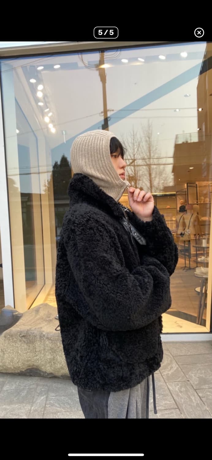 베트멍 무스탕 팝니다 황금사이즈 M 제실착사진있어요 상품이미지5