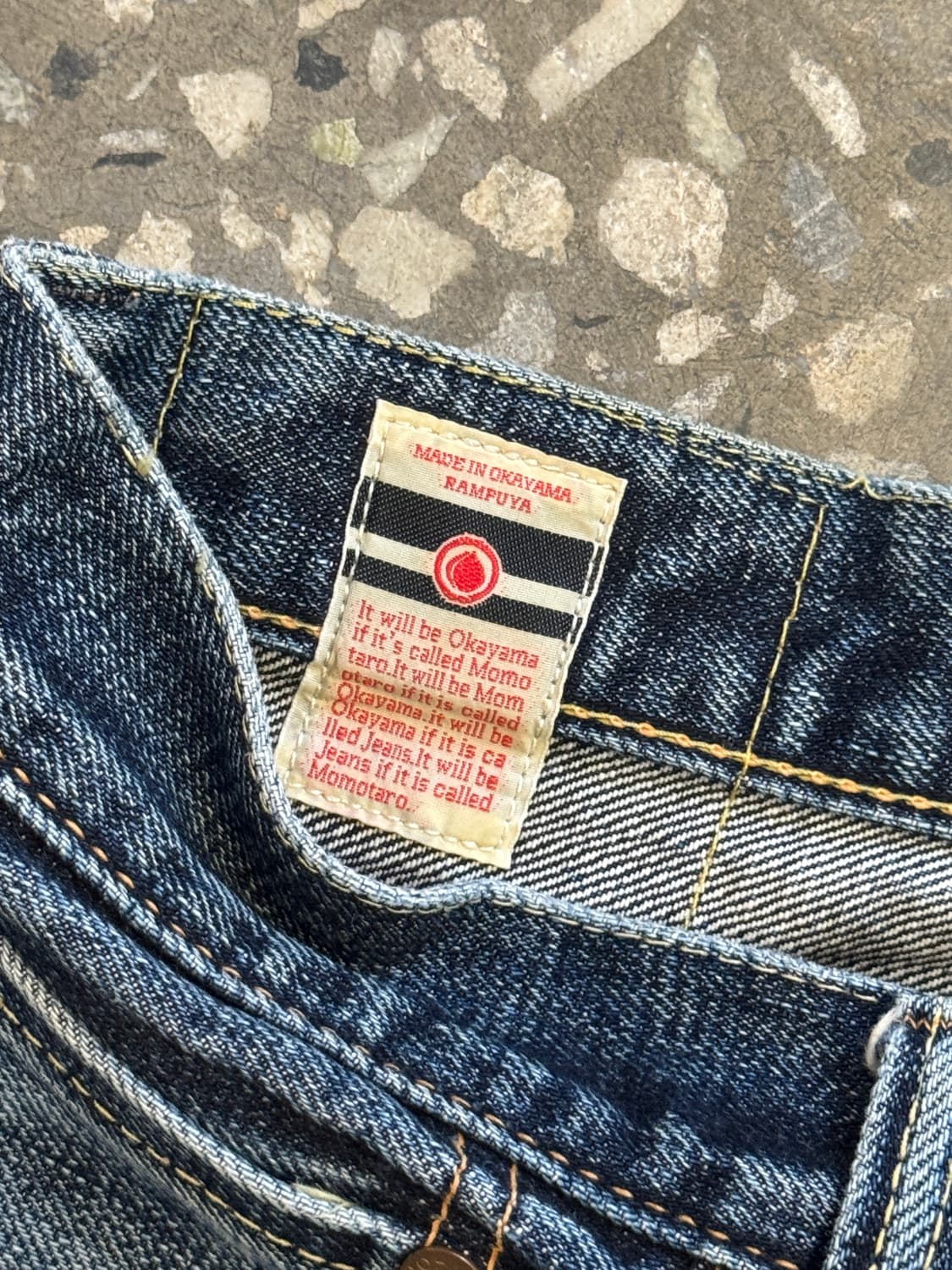 모모타로 체인스티치 셀비지 진(B1) 상품이미지4