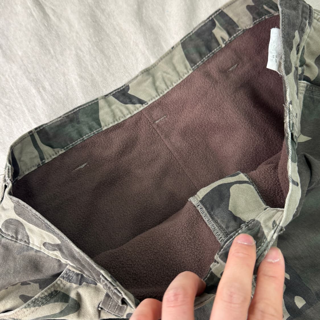 랭글러 기모 카모 카고팬츠 34 상품이미지6