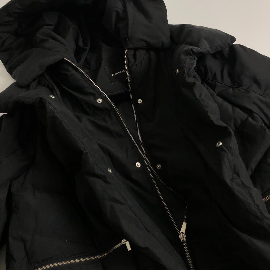 플라스틱아일랜드 롱패딩 m 상품이미지4